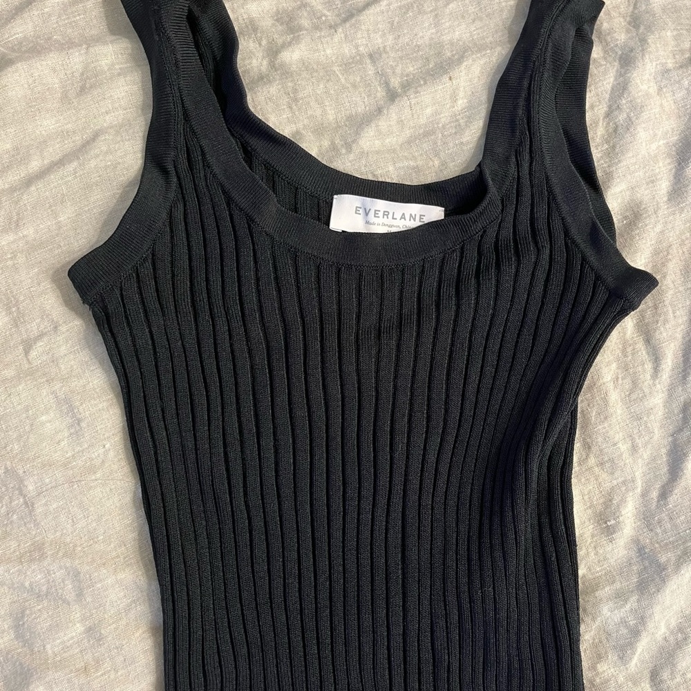 Everlane Midi ribbed tank dress - Picture 2 of 4